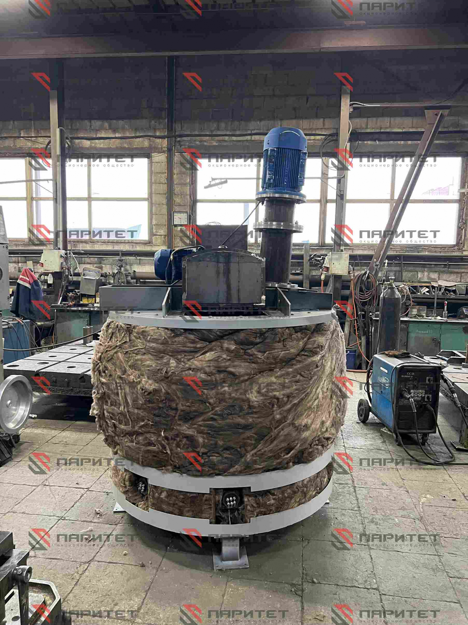 Диссольвер V=2,5 м³ с рубашкой нагрева